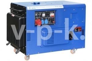 Дизельный генератор ТСС SDG 12000EHS3 в шумозащитном кожухе