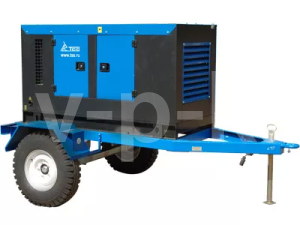 Дизельный генератор ТСС АД-250С-Т400-1РКМ9 РКМ на прицепе