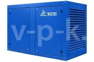 Дизельный генератор ТСС АД-30С-Т400-1РМ19 в погодозащитном кожухе с АВР