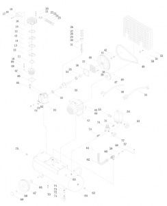 CRANKCASE FUBAG VCF - 50 CM3 (45681465) HS2065K01 фото