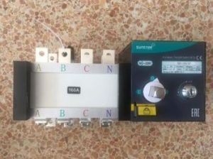 Реверсивный рубильник-переключатель с моторприводом 160А