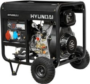Дизельный генератор Hyundai DHY 6000LE-3  фото