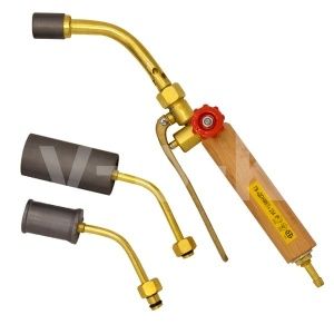 ДОНМЕТ Горелка газовоздушная ГВ "Донмет" 234 ф 6 (вент.+рыч., нак.№ 0,1, ГВПайка, дер.руч.)