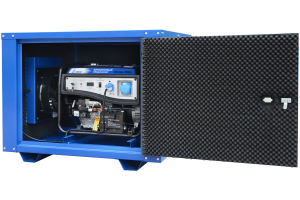 Бензиновый генератор ТСС SGG 5000N в кожухе  фото