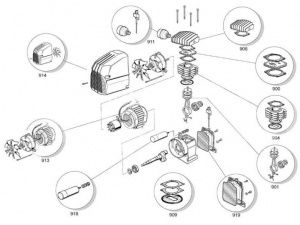Комплект цилиндров