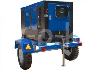 Дизельный генератор ТСС АД-40С-Т400-1РКМ7 РКМ на прицепе с АВР 022716, 022861, 033145, 036299 фото