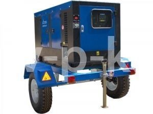 Дизельный генератор ТСС АД-15С-Т400-1РКМ7 в шумозащитном кожухе на прицепе с АВР  фото