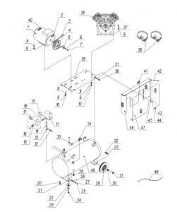 R 4141301600 Манометр D.50 мм, 1/4", 16 Bar (аналог 7110020000) для 50lb30