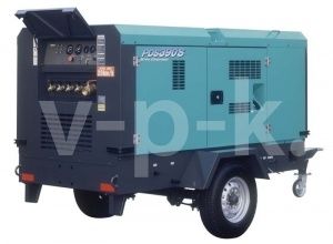 Винтовой компрессор Airman PDS390S на шасси с ресивером Винтовой компрессор Airman PDS390S на шасси с ресивером фото