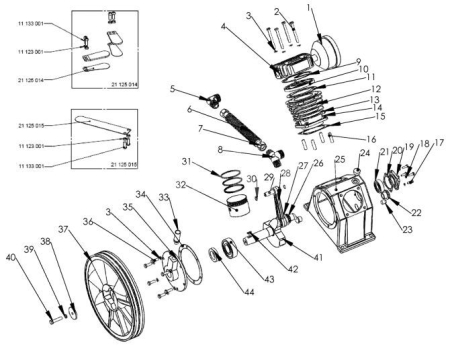 R 21174002 Переходник (T) ZG3/4"-2хG3/4", 110 гр. LB50 для lb50