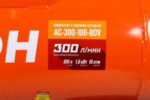 Поршневой компрессор КРАТОН AC-300-100-BDV с ресивером фото