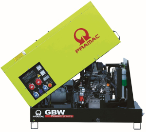 Дизельный генератор PRAMAC GBW15Y 3-фазный в кожухе (альт.Mecc Alte ECP28-0S)  фото