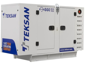 Дизельный генератор TEKSAN TJ30PE-1 CROMPTON в кожухе  фото