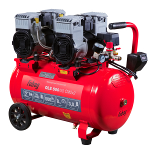 Поршневой компрессор Fubag OLS 500/50 CM2х2 646074 с ресивером фото