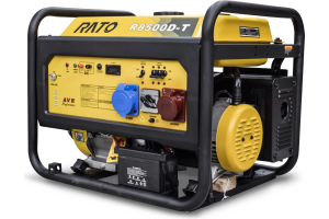 Бензиновый генератор RATO R8500D-T + колесный комплект  фото