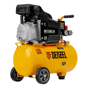 Поршневой компрессор DENZEL DK1500/24 с ресивером фото