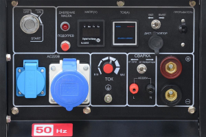 Дизельный генератор ТСС DGW 7.0/250ED-R 018692 сварочный фото