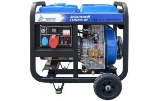 Дизельный генератор ТСС SDG 8000EH3A с АВР 033518 портативный фото