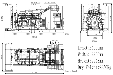 Дизельный генератор  АД-1000С-Т400-1РМ8