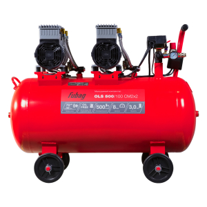 Поршневой компрессор Fubag OLS 500/100 CM2х2 + Набор пневмоинструмента (5 предметов) в ПОДАРОК 646075_120102 фото