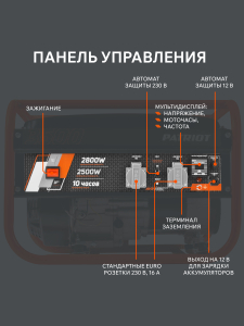 Бензиновый генератор PATRIOT GRS 3500 476102245 синхронный фото
