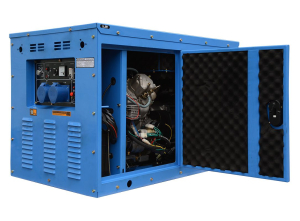 Дизельный генератор ТСС SDG 10000ES ATS в шумозащитном кожухе  передвижной фото