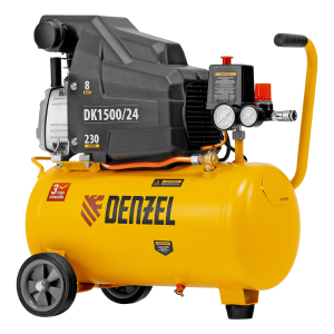Поршневой компрессор DENZEL DK1500/24 с ресивером фото