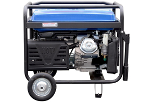 Бензиновый генератор ТСС SGG 6000EH3NA в погодозащитном кожухе  передвижной фото