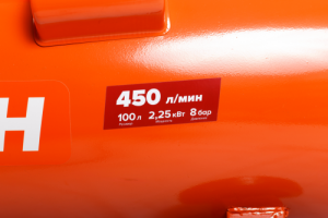 Поршневой компрессор КРАТОН AC-450-100-OFS с ресивером фото