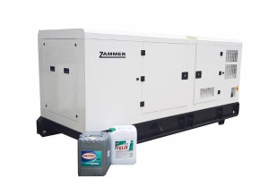 Дизельный генератор Zammer AD-100-Т400 в кожухе с выносным АВР 00002229 промышленный фото