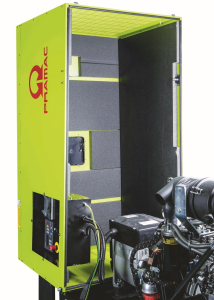 Дизельный генератор PRAMAC GBW15P 3-фазный в кожухе  (альт. Pramac PB16C/4)  фото