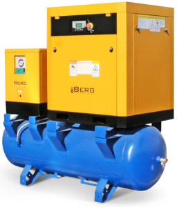 Винтовой компрессор Berg ВК-15РО-500 16 (IP54) с ресивером фото