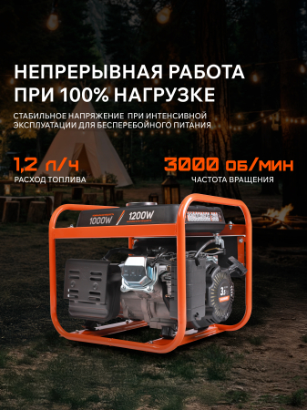 Бензиновый генератор  GRS 1500