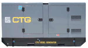 Дизельный генератор CTG AD-70RE в кожухе с АВР  фото