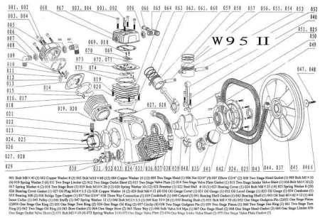 R 069W95II Ограничитель пластины клапанной НД W95II для w95-10 (10 бар)