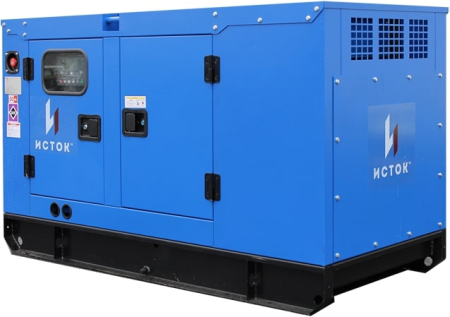 Дизельный генератор  АД12С-Т400-РПМ15 в кожухе с АВР