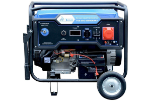 Бензиновый генератор ТСС SGG 6000EH3NA в погодозащитном кожухе  передвижной фото